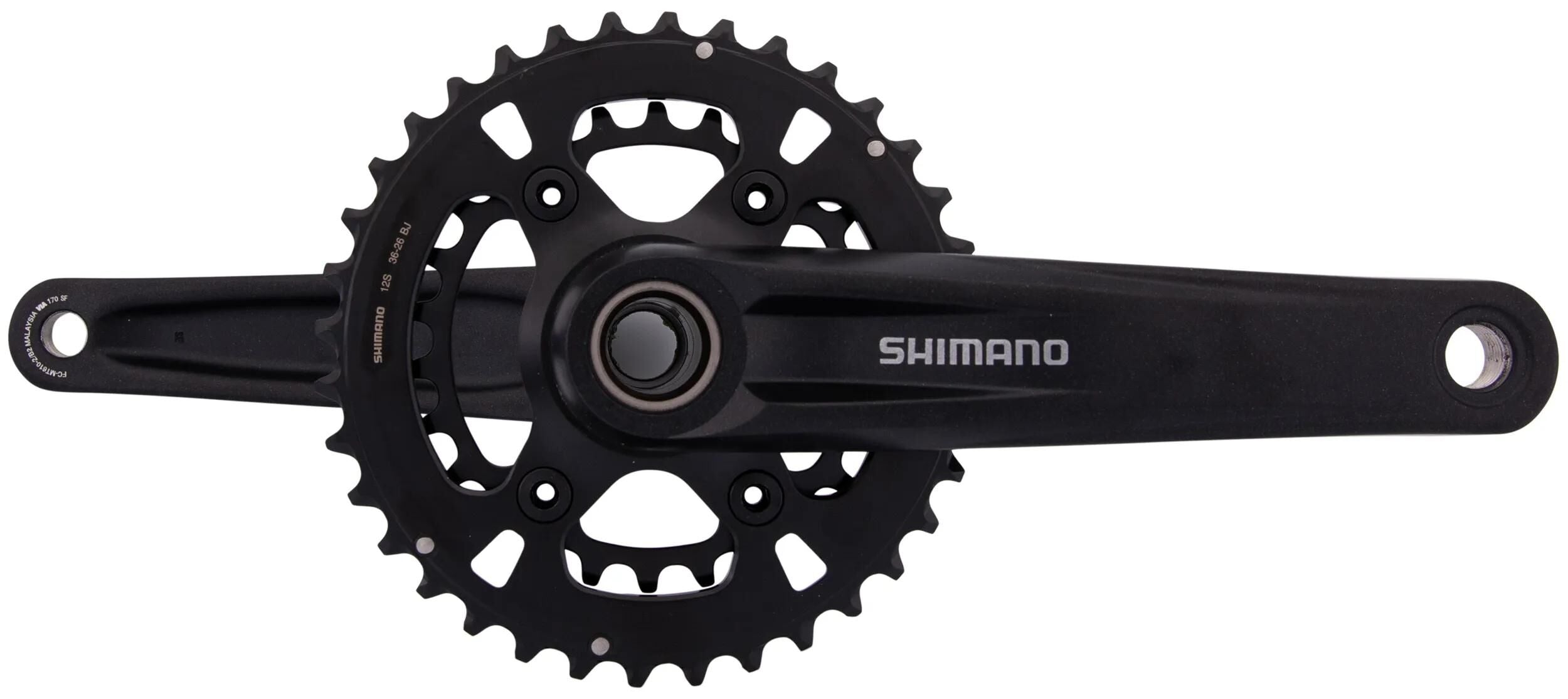 Shimano kettenradgarnitur fc-mt610-2 und 610-b2 crankset shim.fc-mt610-2 and 610-b2 170mm