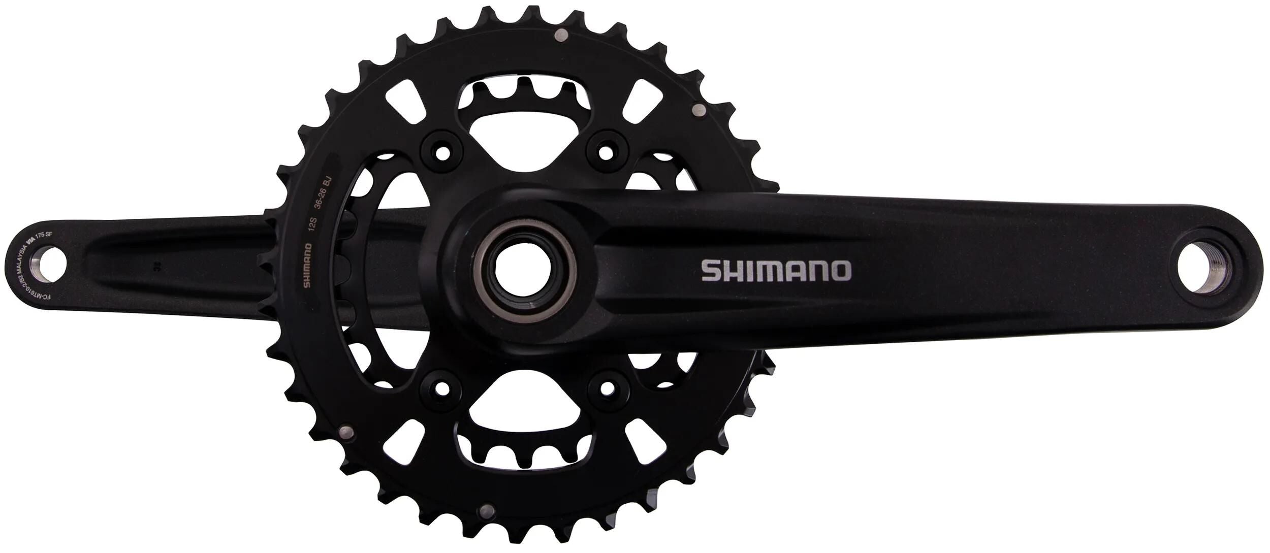 Shimano kettenradgarnitur fc-mt610-2 und 610-b2 crankset shim.fc-mt610-2 and 610-b2 175mm