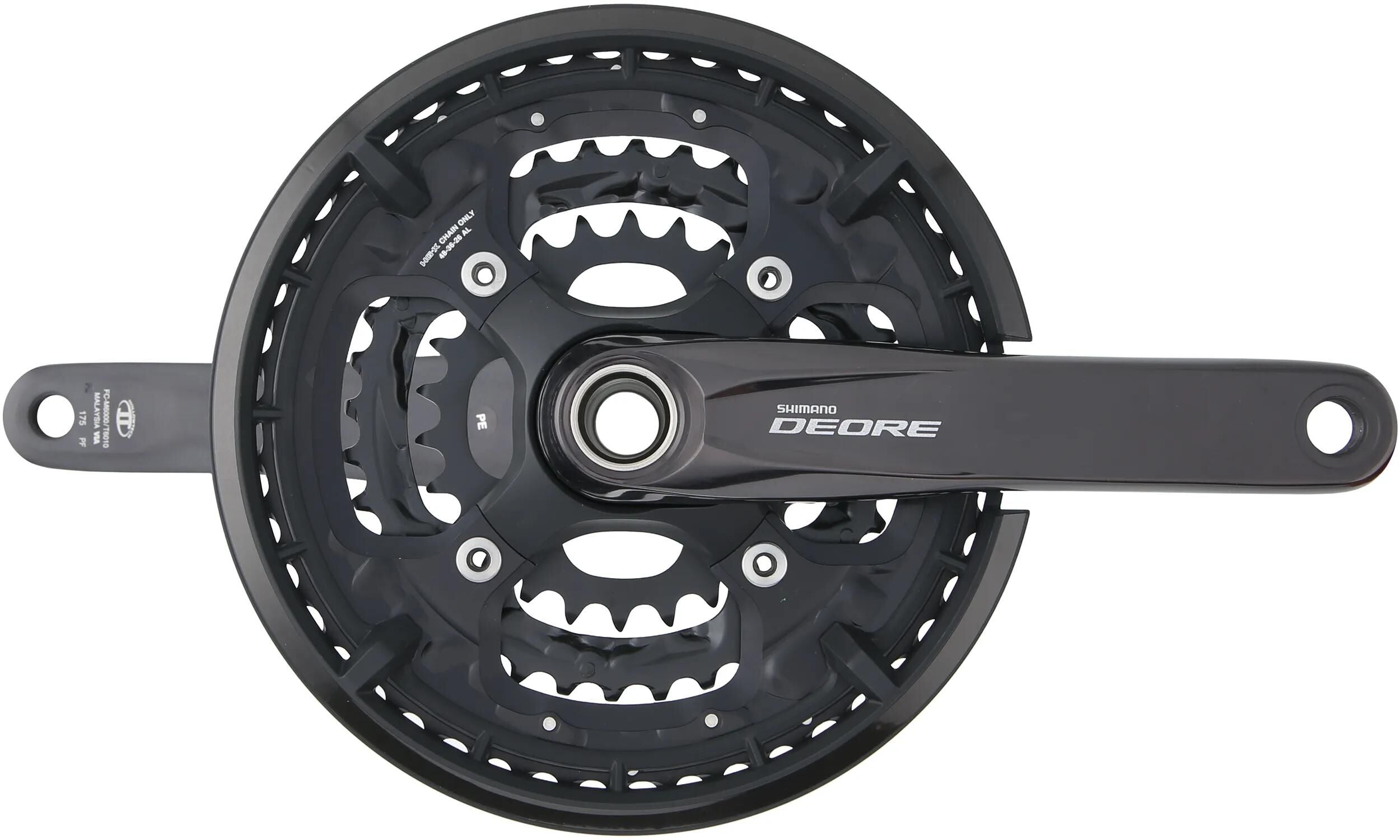 Shimano kettenradgarnitur deore fc-t6010 crankset shim.deore t6010 26 36 48t.175mm ht2 10sp