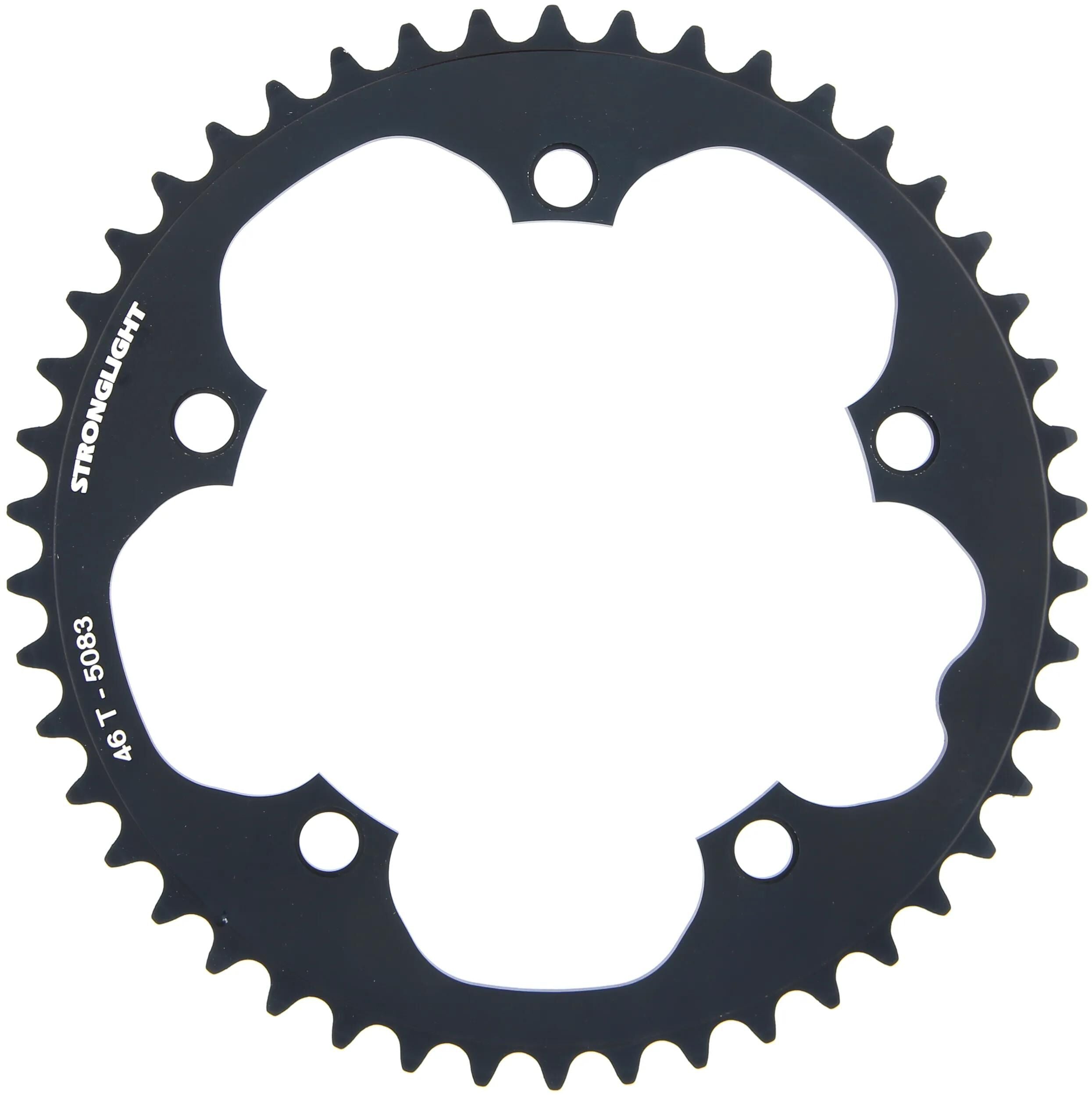 Stronglight kettenblatt chain ring strongl. 46t.,alu