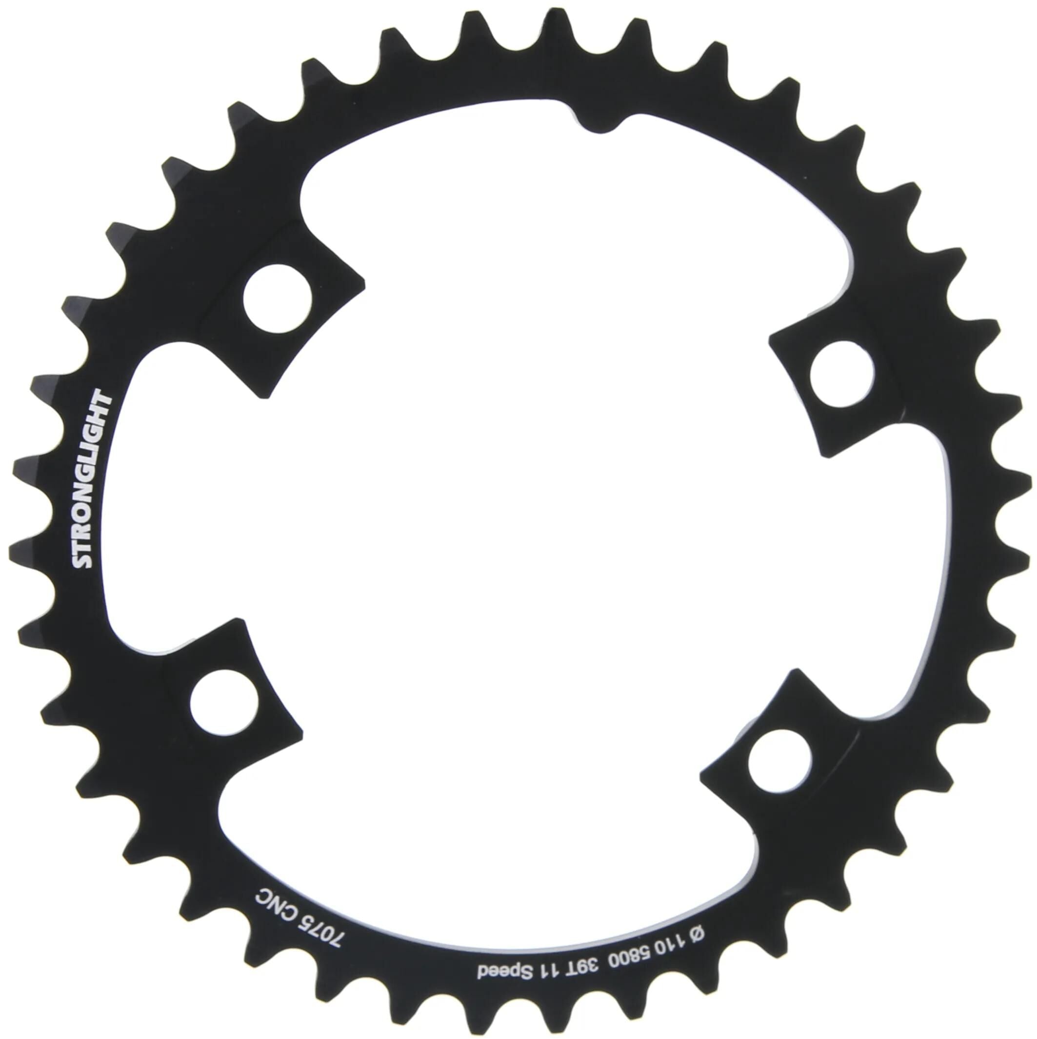 Stronglight kettingblad chain ring strongl. 39t inner alu black