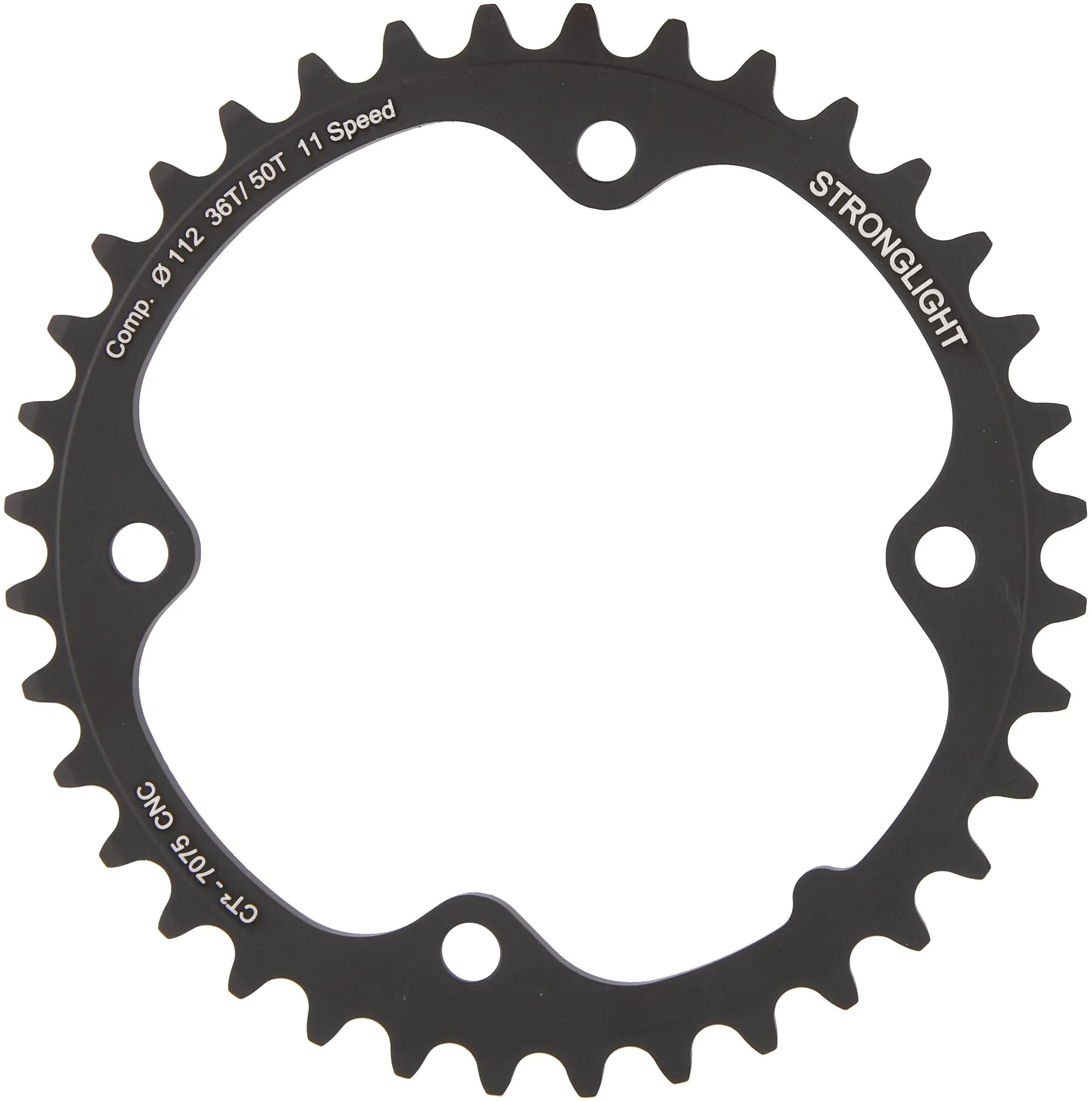 Stronglight kettenblatt ct2 chain ring strongl. ct2 36t inner cer.-tefl.coat.