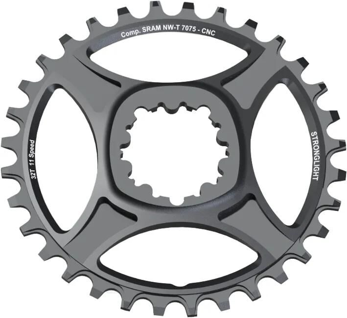 Stronglight kettenblatt ht3 chain ring strongl.ht3 32t inner alu black