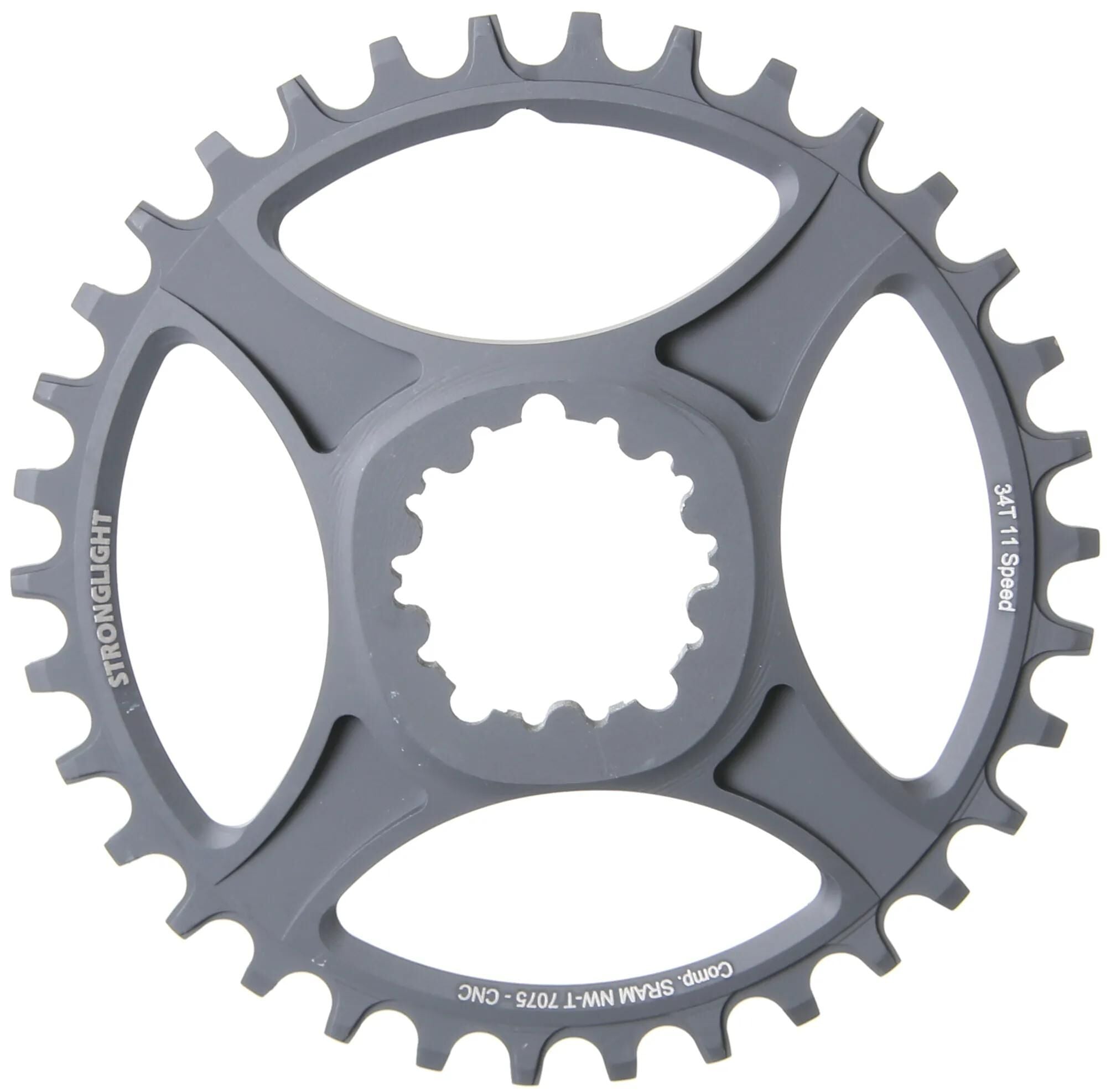 Stronglight kettingblad ht3 chain ring strongl.ht3 34t inner alu black