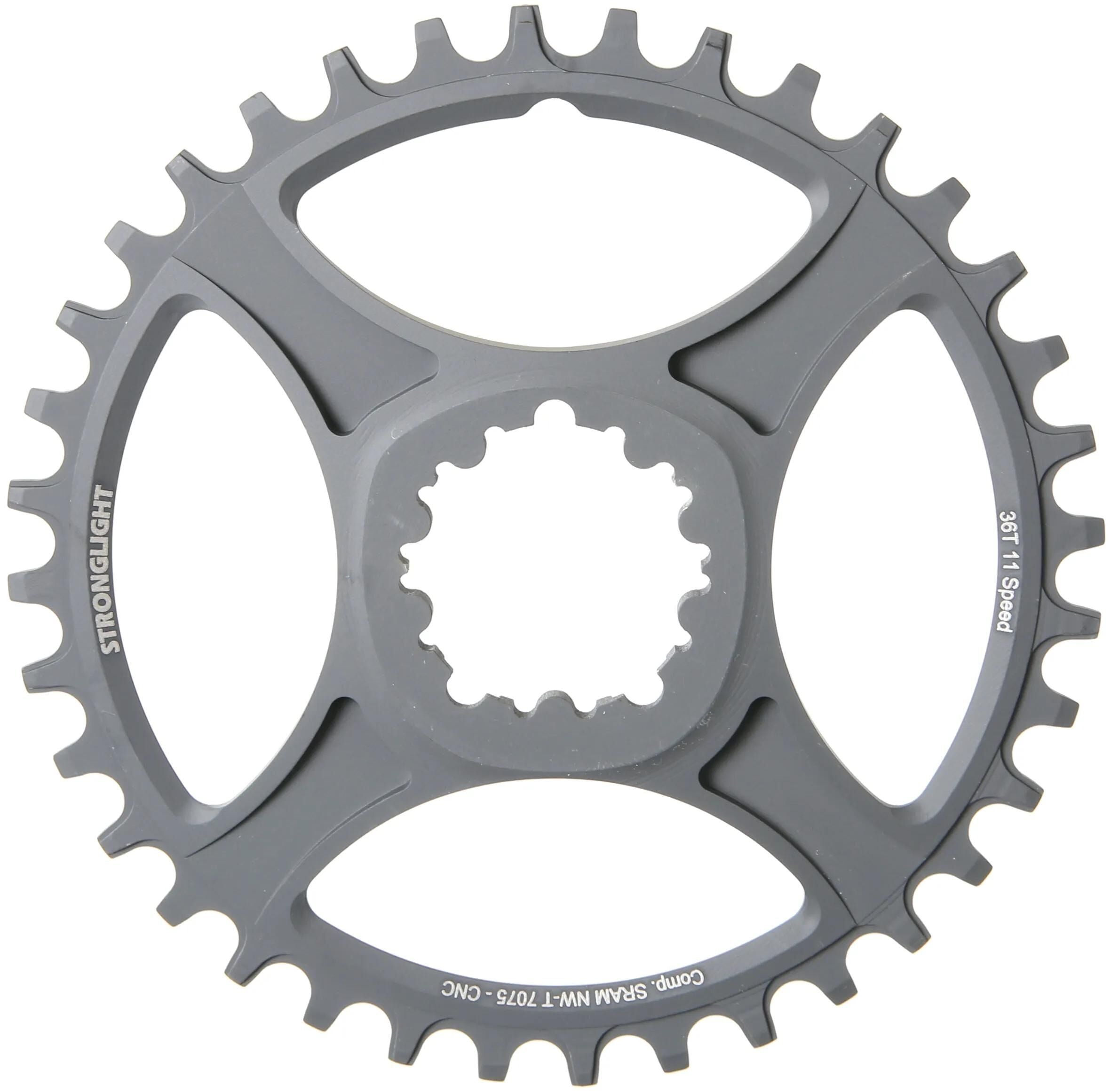 Stronglight kettenblatt ht3 chain ring strongl.ht3 36t inner alu black