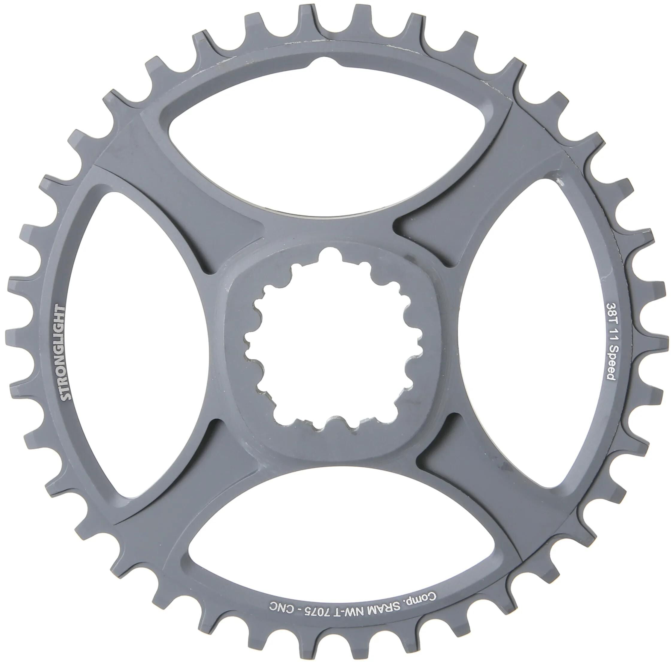 Stronglight kettingblad ht3 chain ring strongl.ht3 38t inner alu black