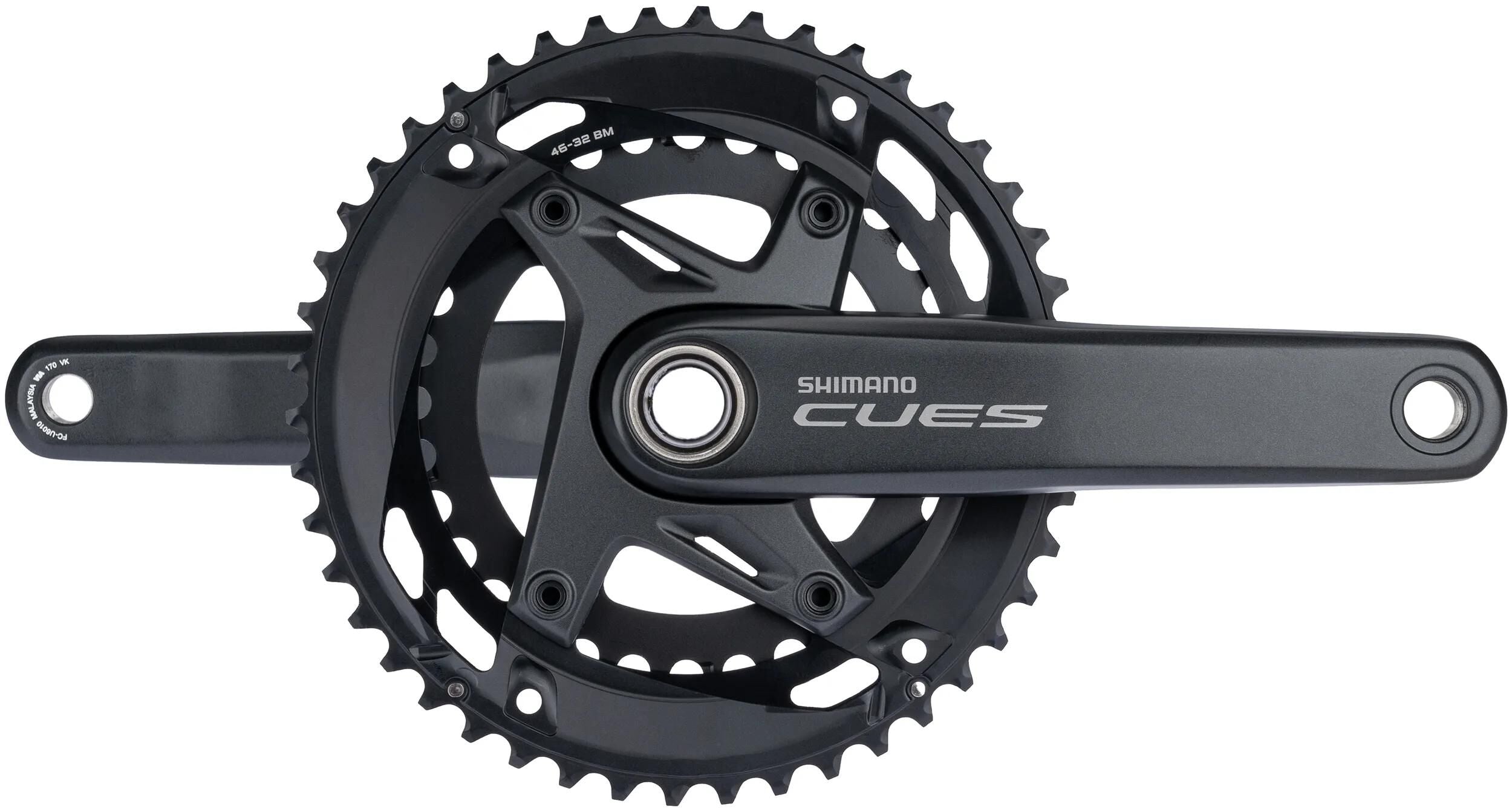 Shimano kettenradgarnitur cues fc-u6010-2 crankset shim.cues fc-u6010-2 170mm