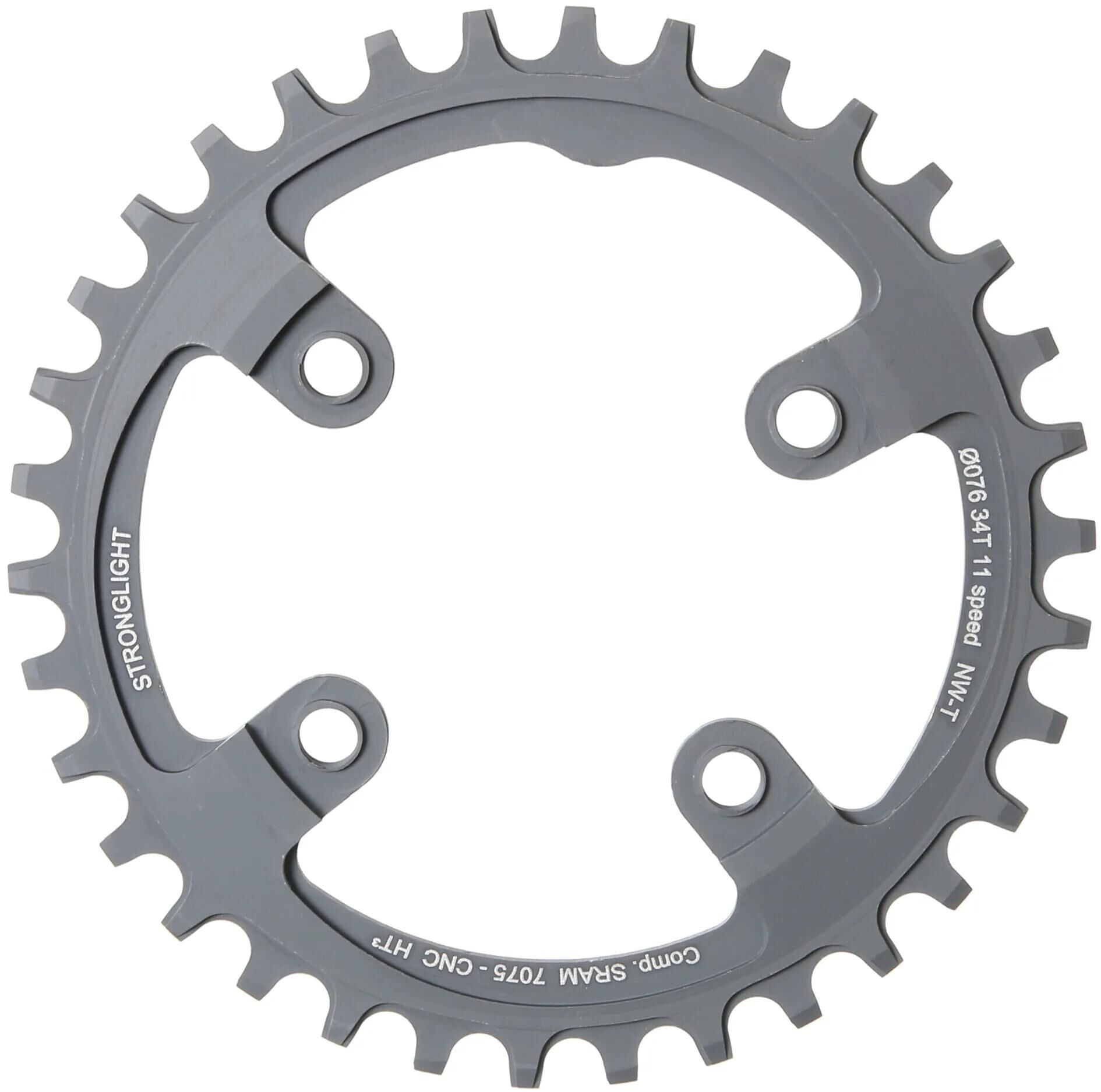 Stronglight kettenblatt ht3 chain ring strongl. ht3 34t inner alu black