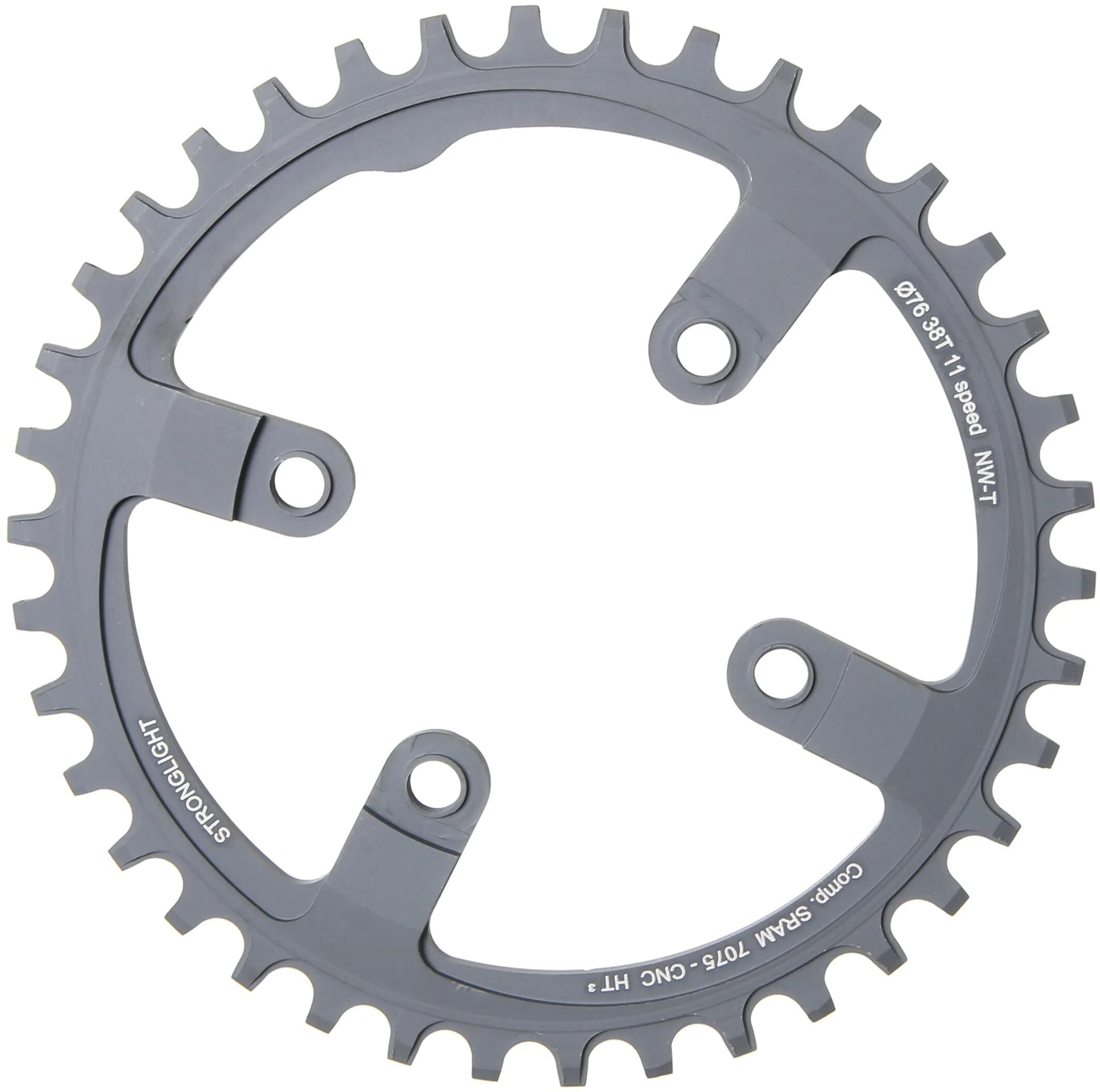 Stronglight kettenblatt ht3 chain ring strongl. ht3 38t inner alu black