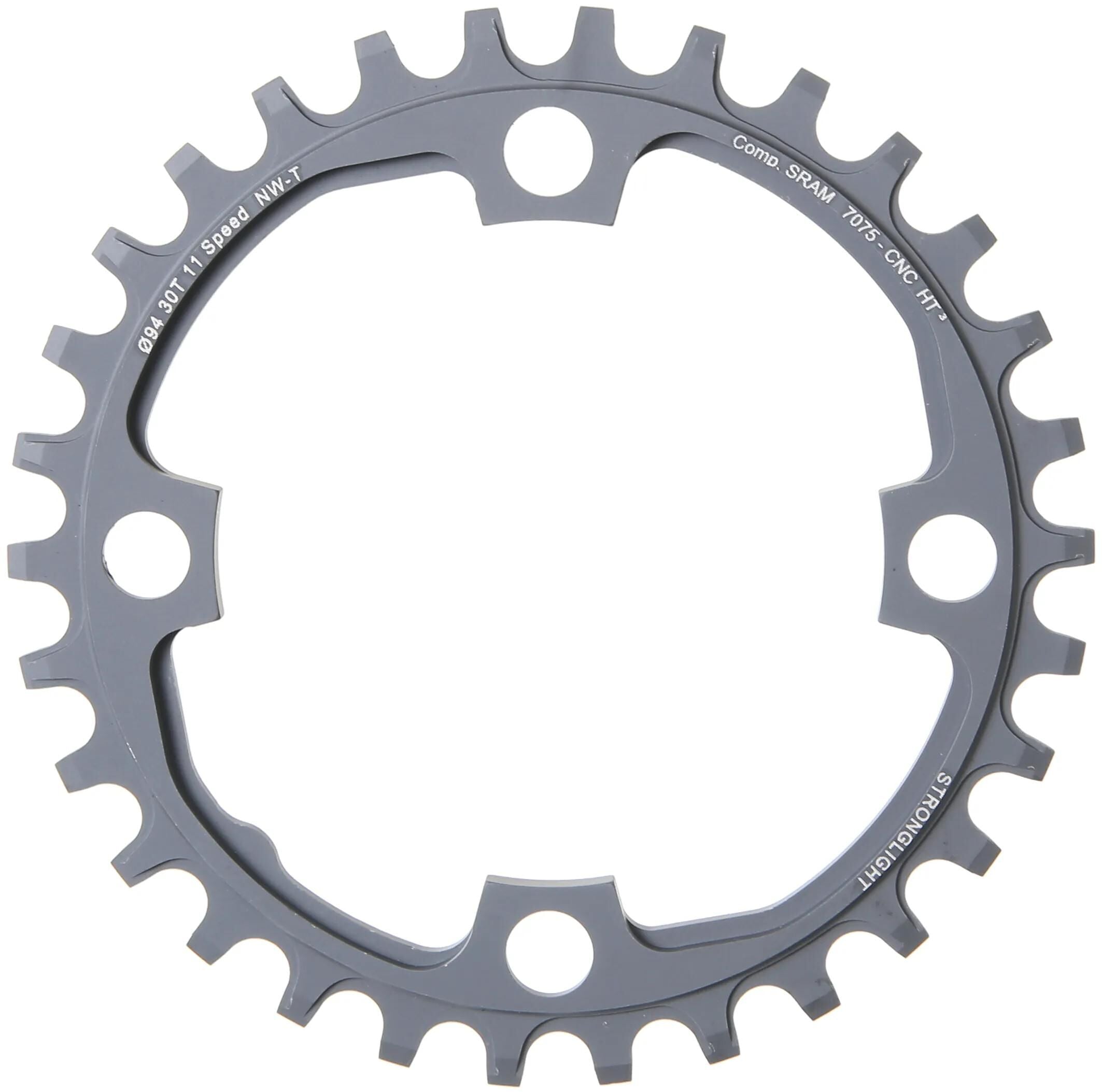 Stronglight kettingblad ht3 chain ring strongl. ht3 30t inner alu black