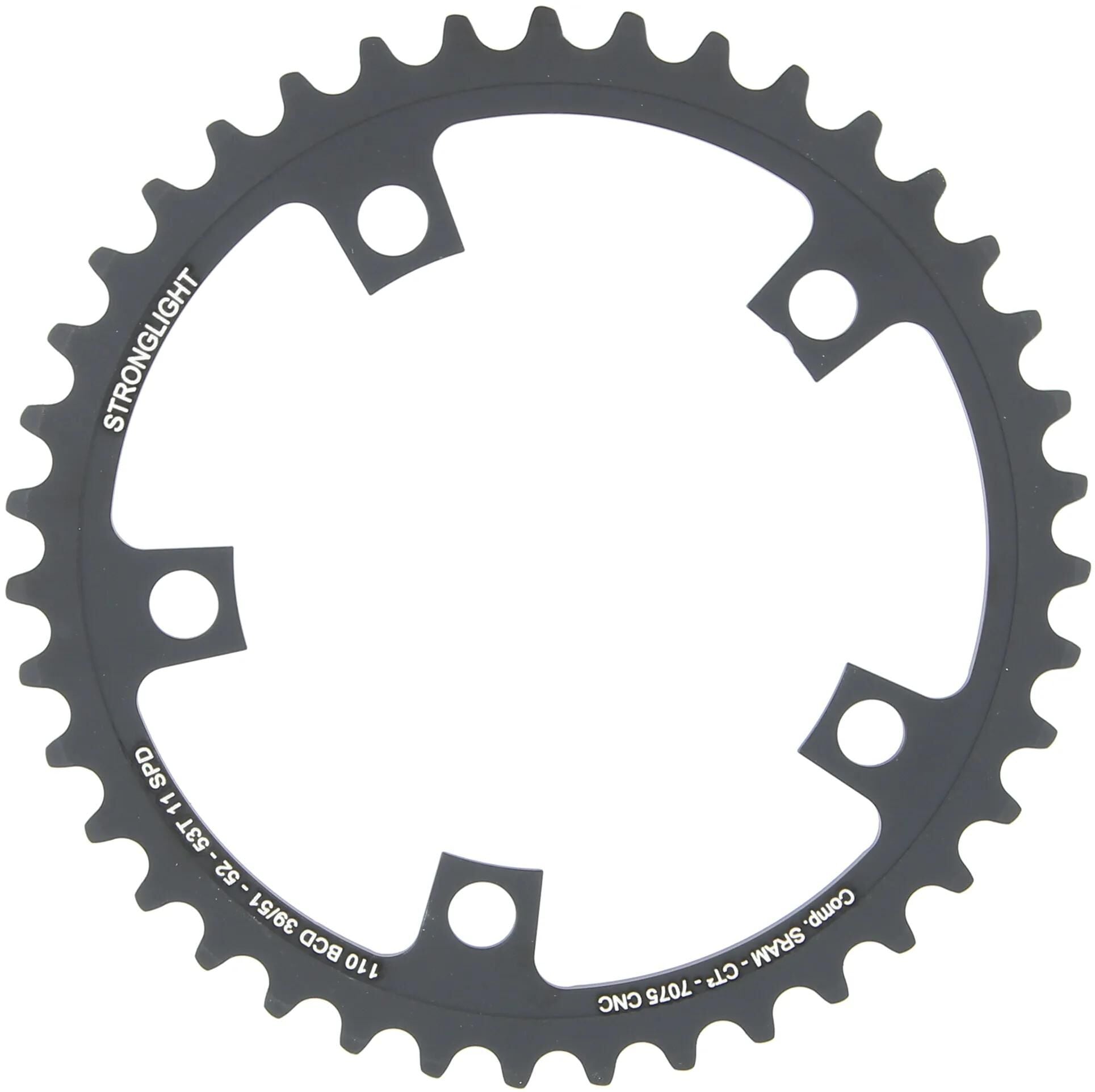 Stronglight kettingblad ct2 chain ring strongl. ct2 f.red 22 force 22, 39t.