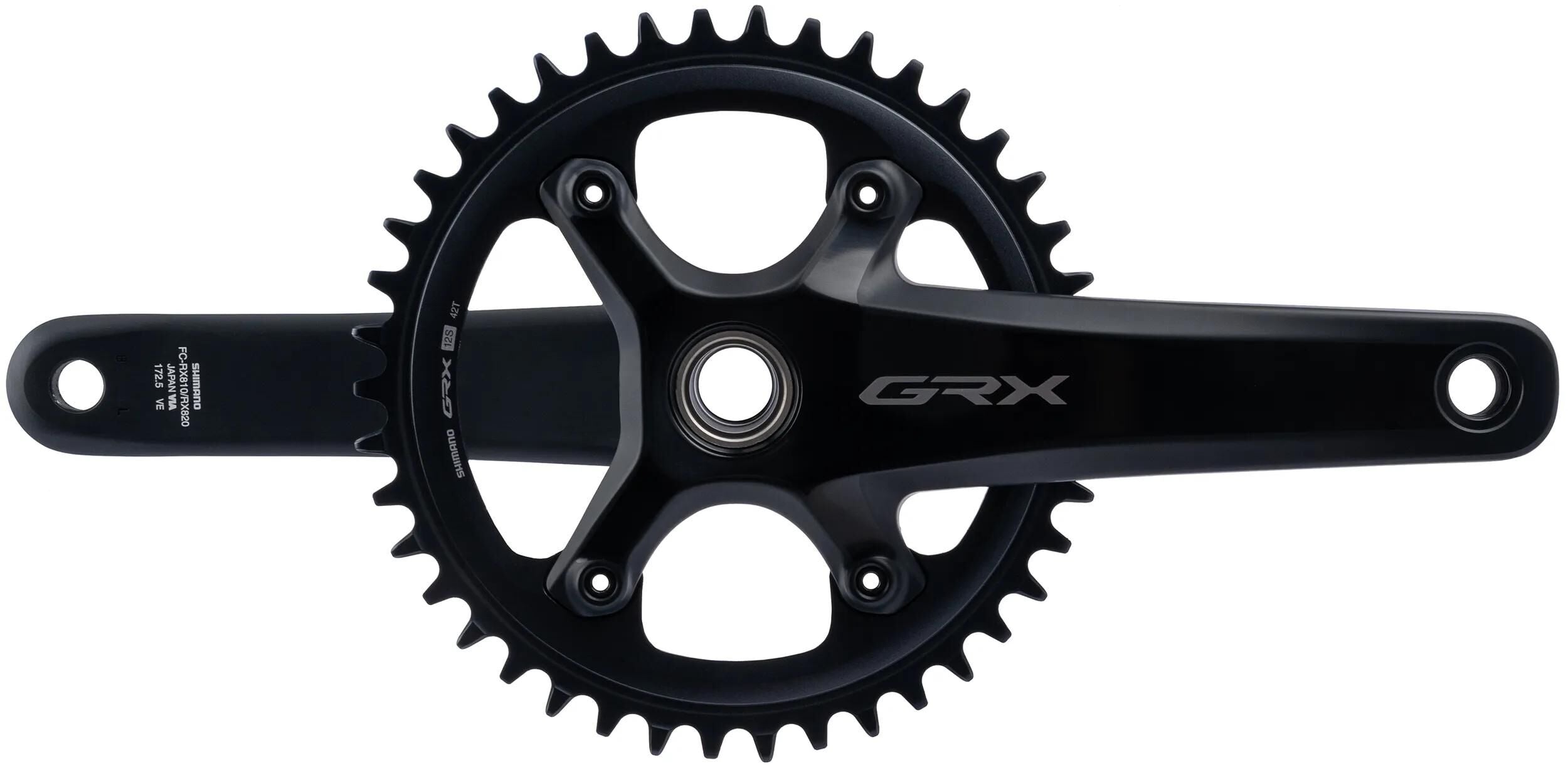 Shimano kettenradgarnitur grx fc-rx820 shim.krg grx fcrx8201 42 172.5 sw 12f ht2