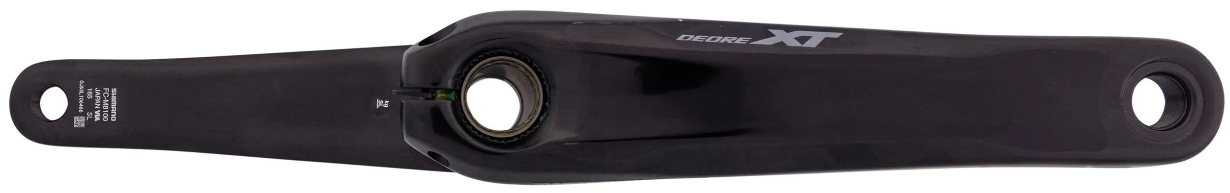 Shimano crankstel deore xt fc-m8100 crank arm set shim. fc-m8100 165mm