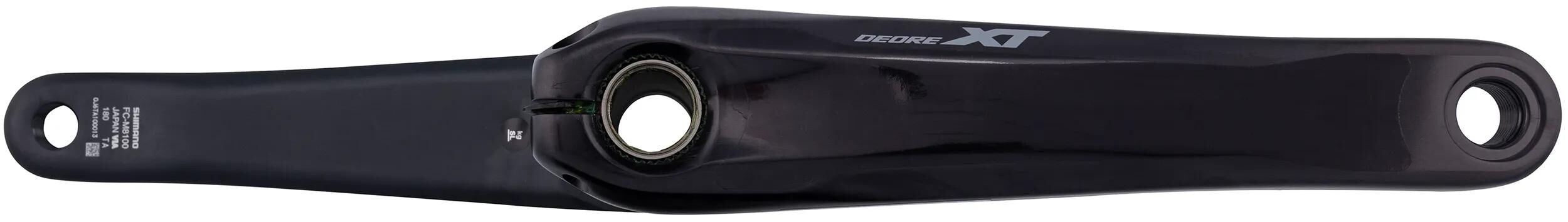Shimano crankstel deore xt fc-m8100 crank arm set shim. fc-m8100 180mm
