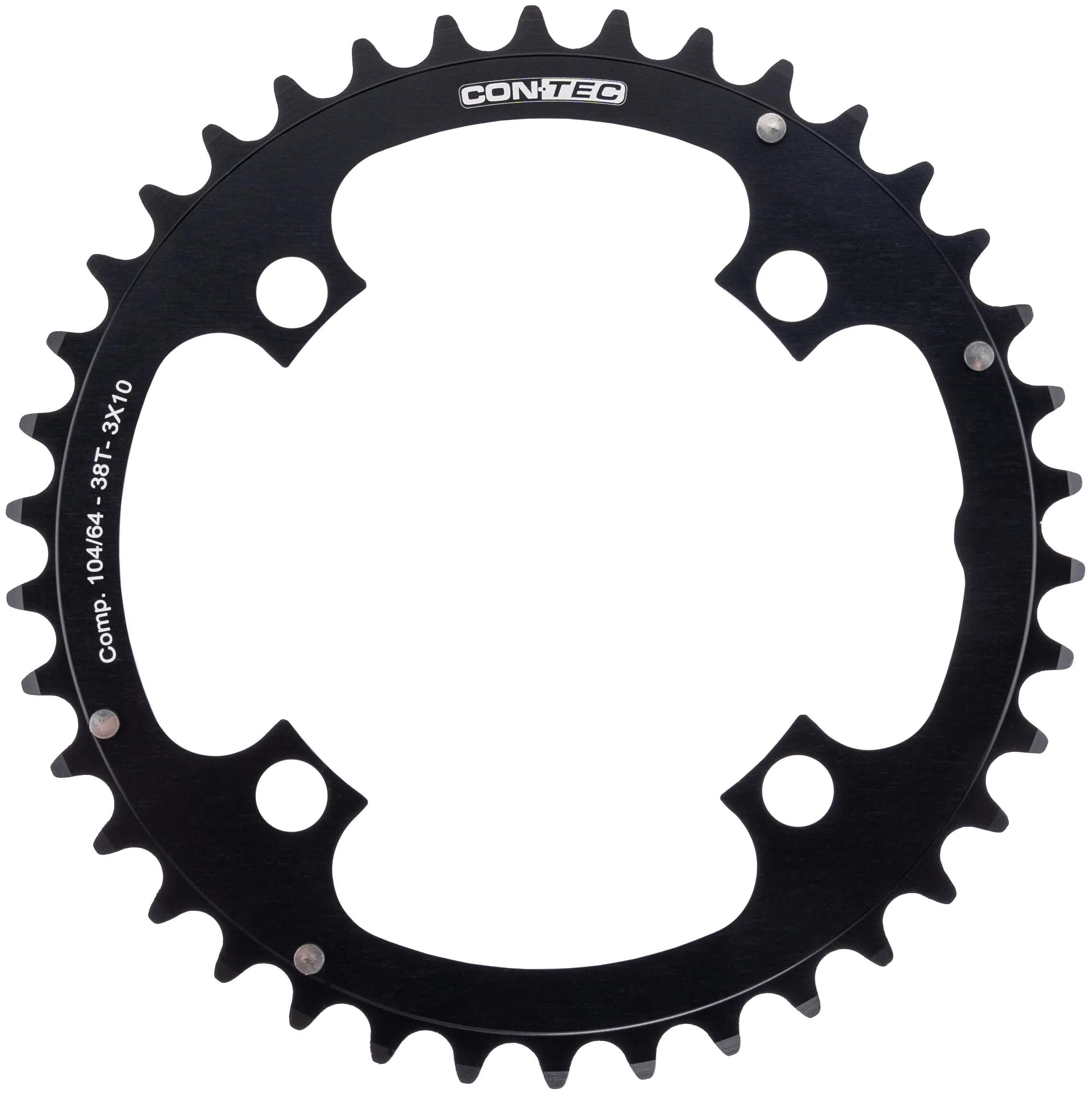 Contec kettenblatt c.drive ct chainring c.drive 104mm 38 t. 4-arm symm.