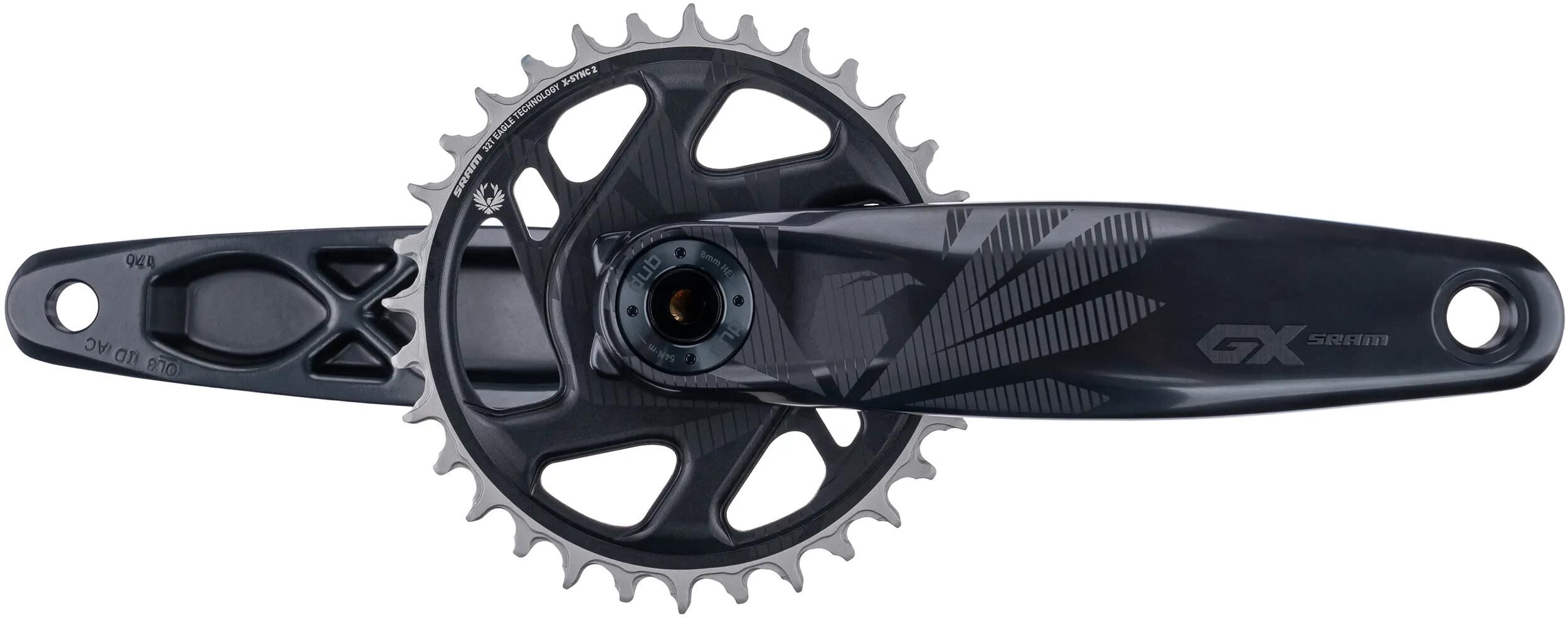 Sram kettenradgarnitur gx eagle crankset gx eagle 32t super boost+ 170mm