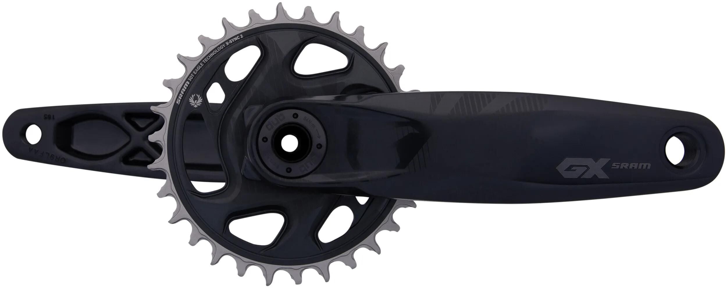 Sram kettenradgarnitur gx eagle crankset gx eagle 30t fatbike 4 165mm