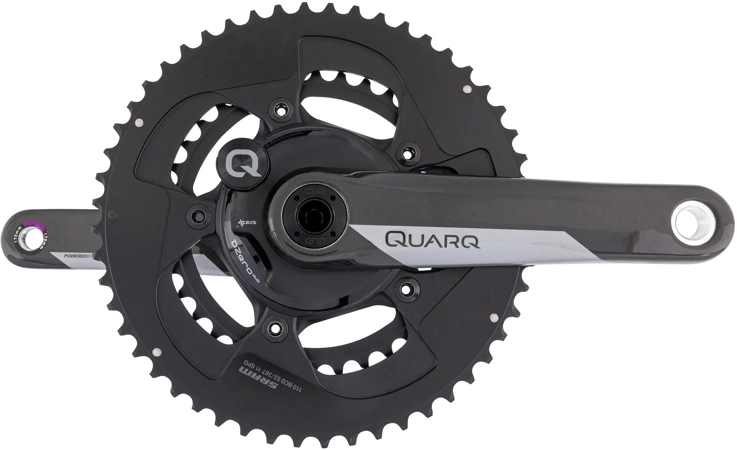 Quarq kettenradgarnitur dzero crankset powermeter dzero 170mm