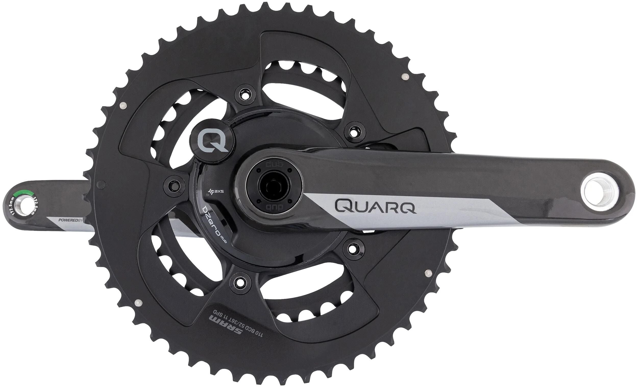 Quarq kettenradgarnitur dzero crankset powermeter dzero 172,5mm