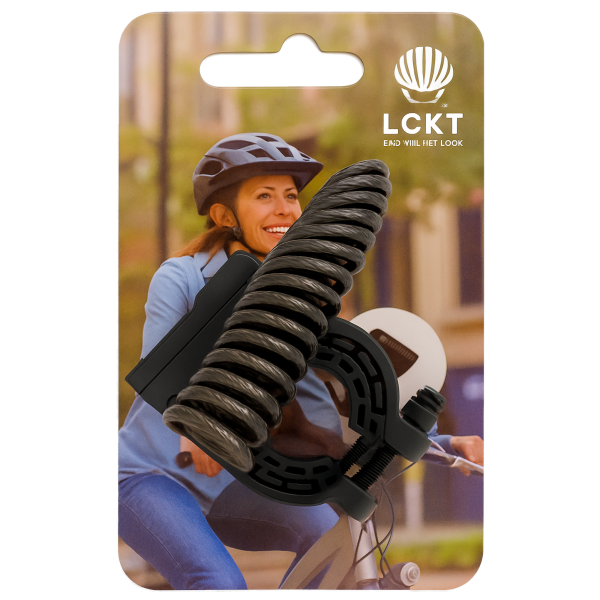 Fahrradhelmschloss LCKT mit Lenkerhalterung
