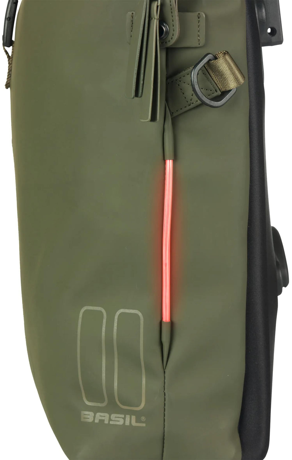 Basil Soho MIK Studs Fahrradtasche | Grün 17 l