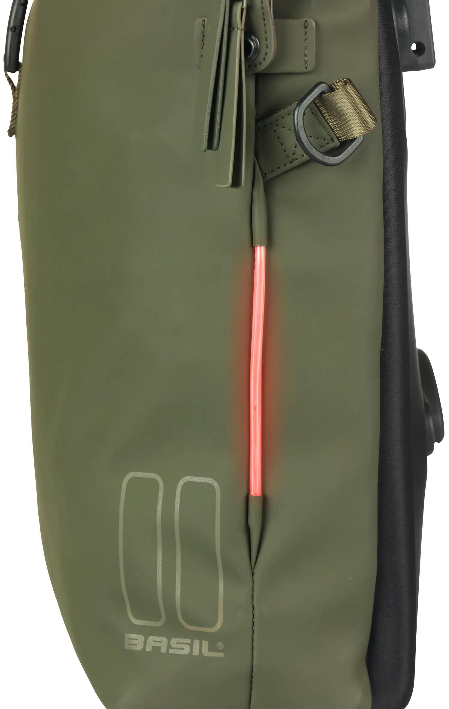 Basil Soho MIK Studs Fahrradtasche | Grün 17 l