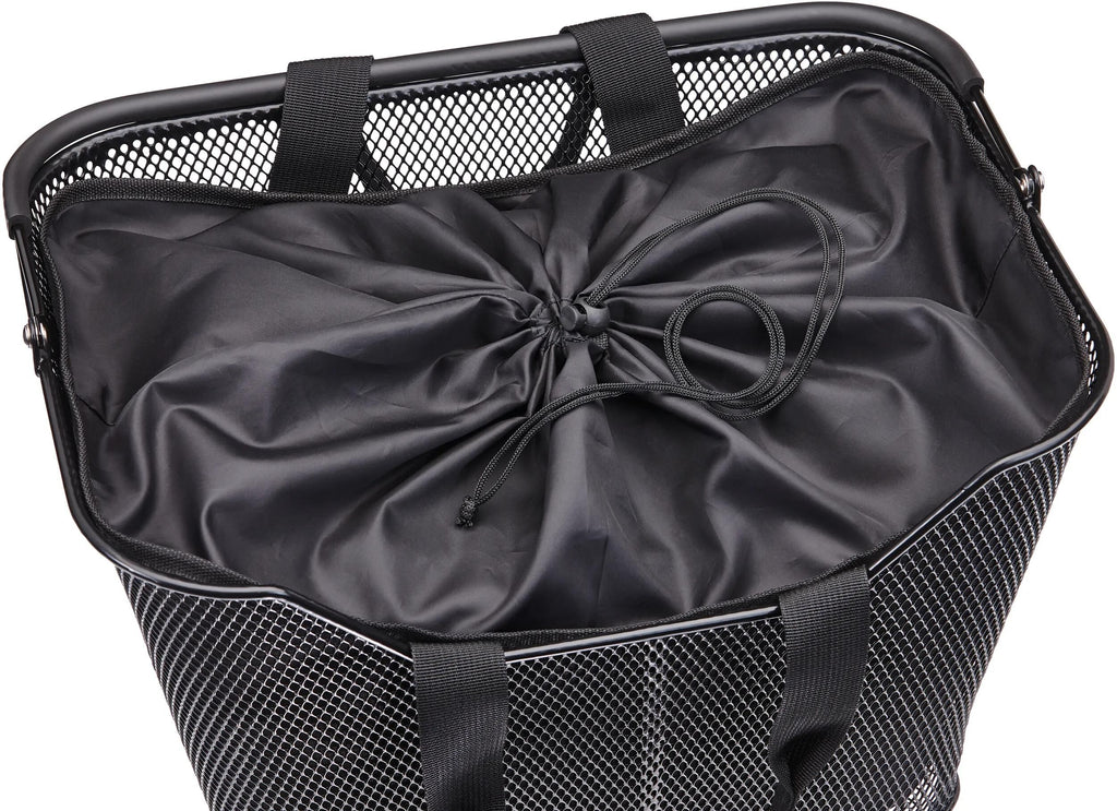 Racktime mandinzet lea basket insert lea black