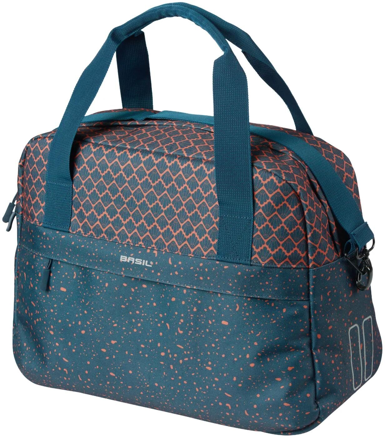 Basil Flair Fahrradtasche mit Hakenverschluss, Marineblau, 18 l