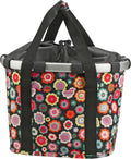Reisenthel mand bikebasket shop.bag r k bikebasket happy flowers
