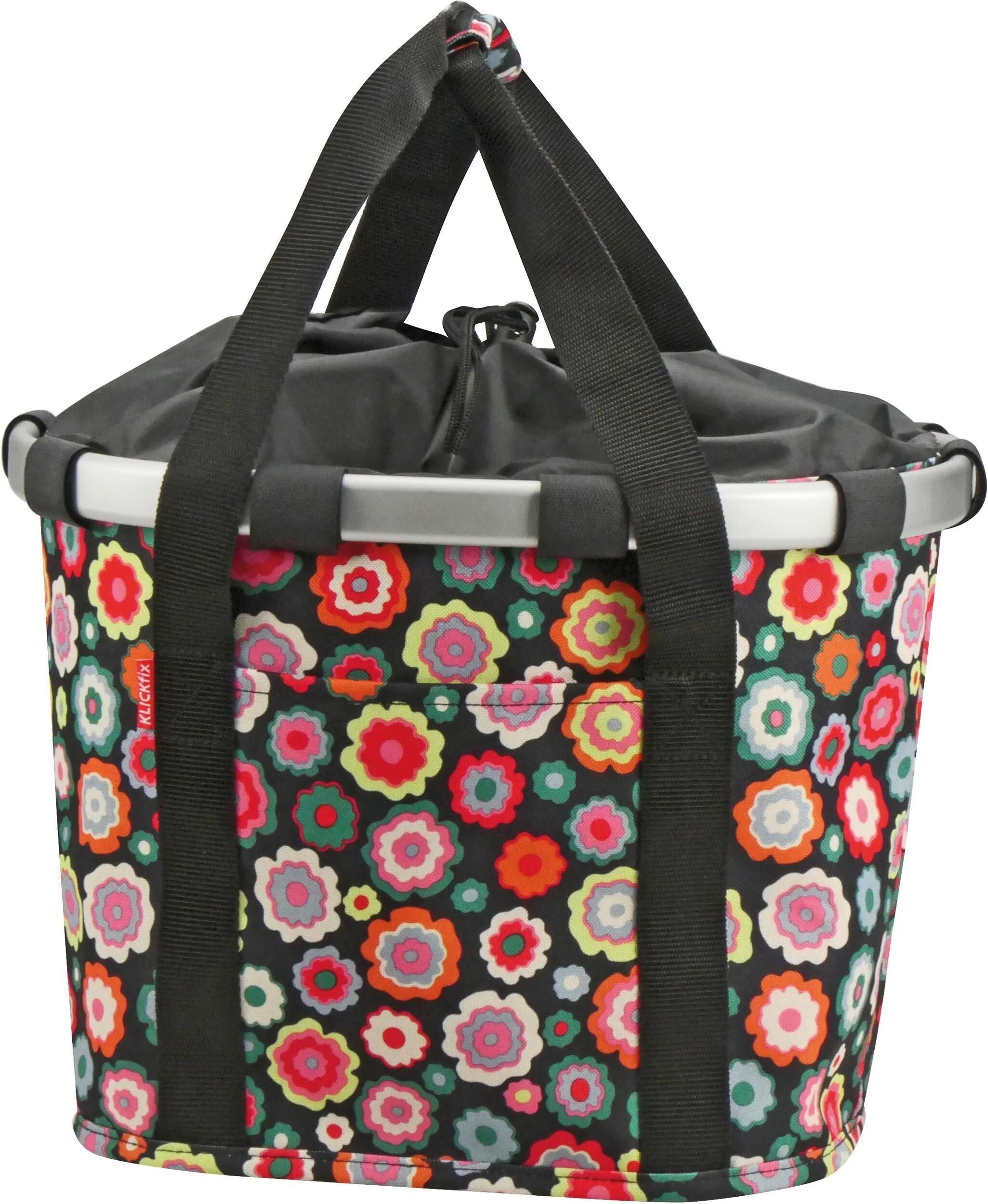 Reisenthel mand bikebasket shop.bag r k bikebasket happy flowers