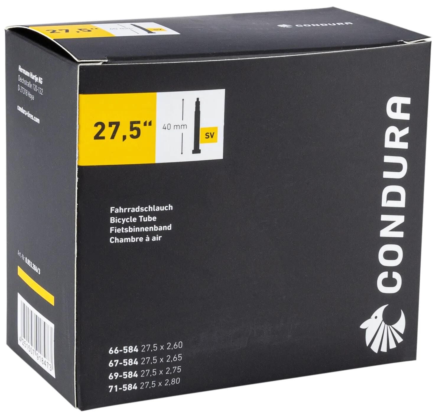 Condura schlauch tube 27,5 sv40 sv40 66 71-584
