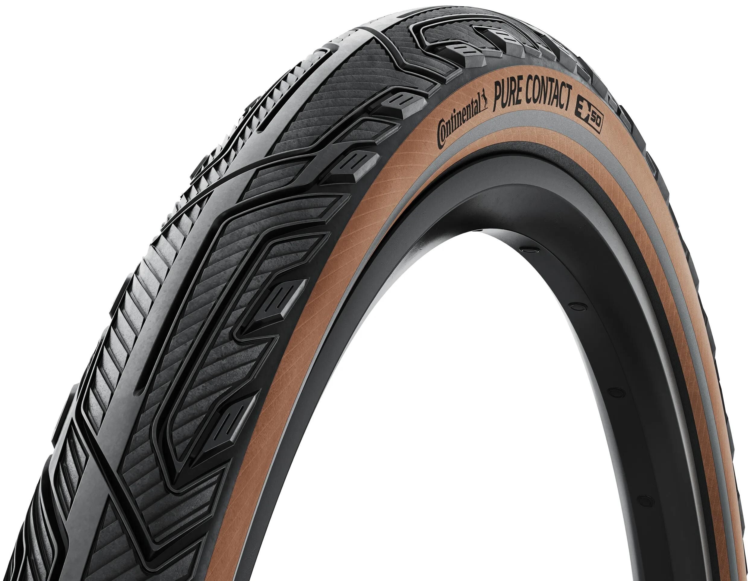 Continental vouwband pure contact 50-584 zwart bruin