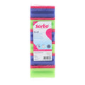 Sorbo schuurspons met handgreep colour 6 stuks