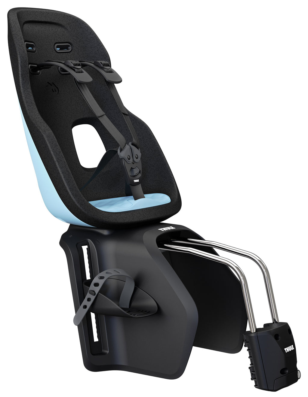 Thule Yepp Nexxt 2 Maxi Kindersitz für die Rückbank zur Rahmenmontage – Aquamarinblau