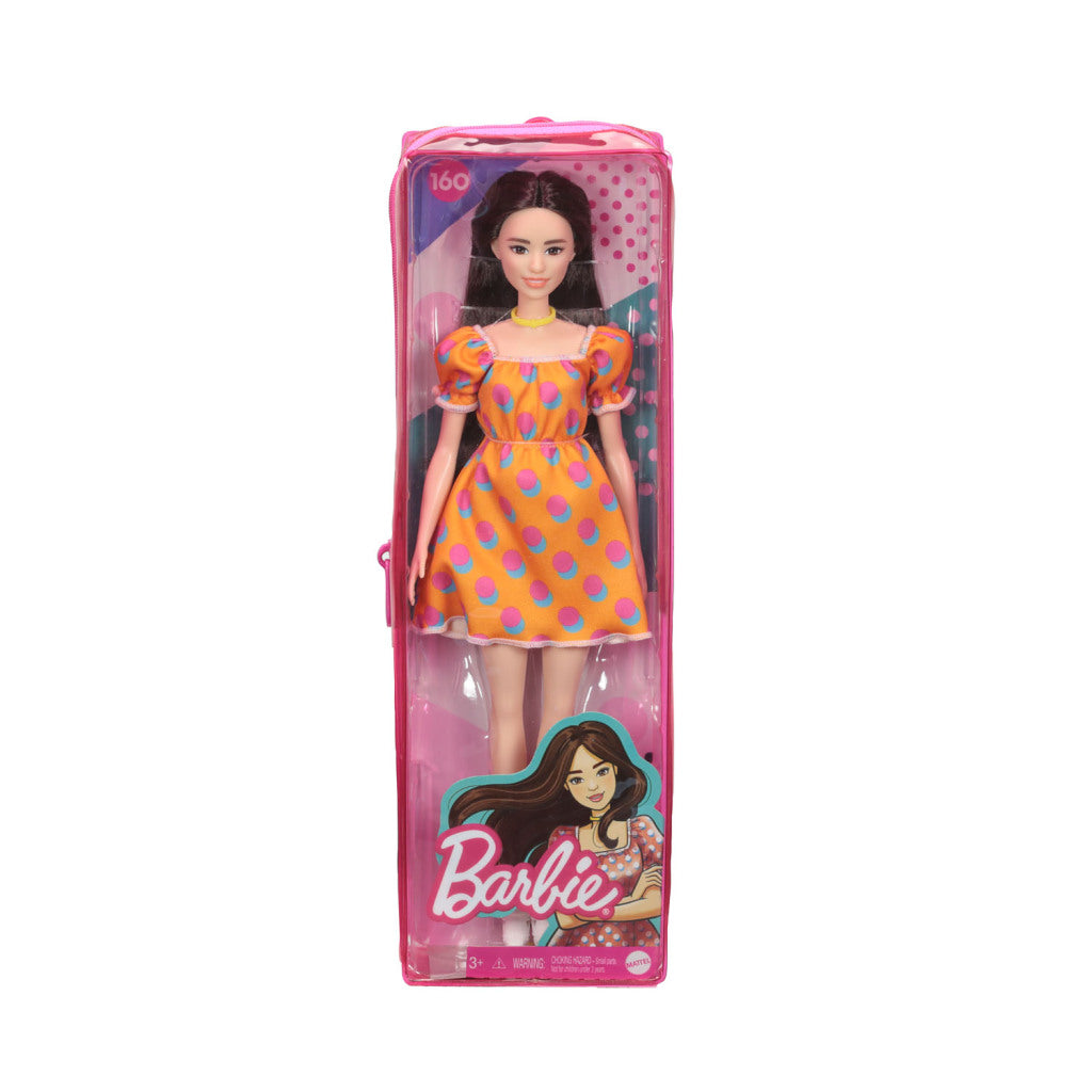 Barbie fashionista pop zwart wit jurkje | 2 stuks