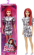 Mattel Fashionistas schwarz weißes Kleid