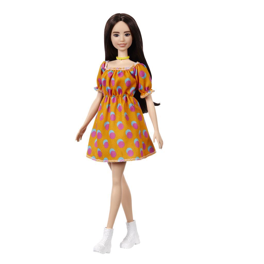 Barbie fashionista pop zwart wit jurkje | 2 stuks