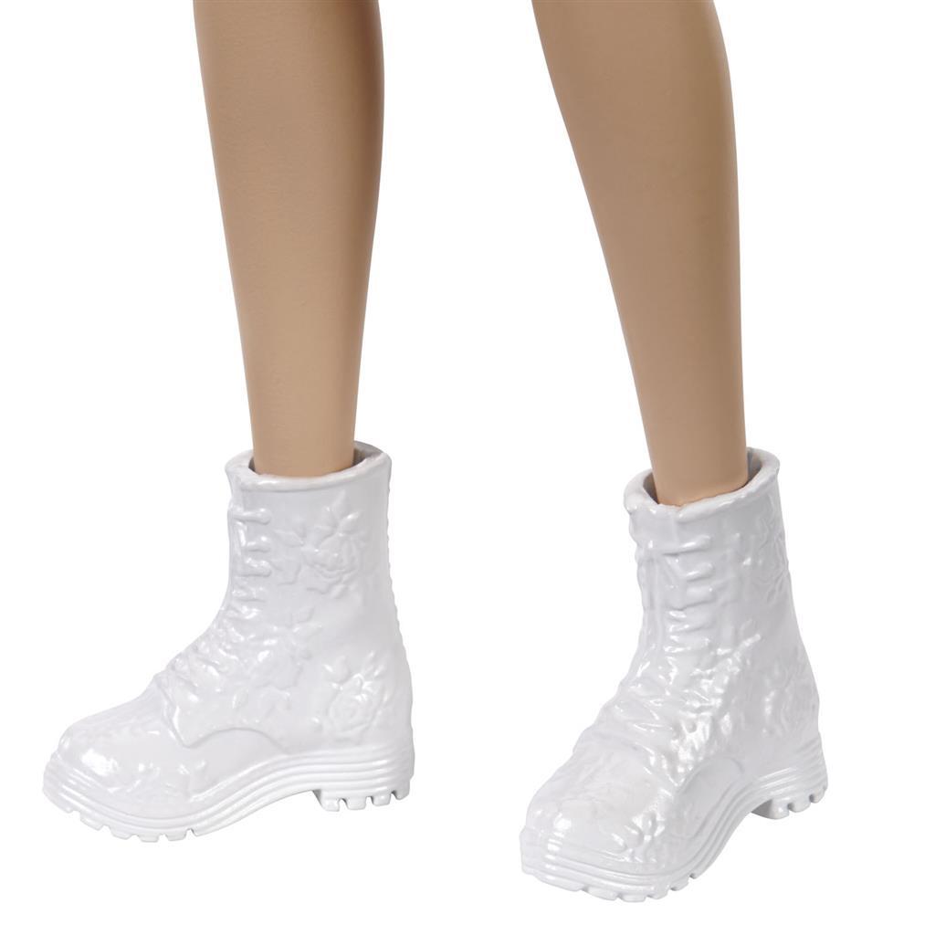 Barbie fashionista pop zwart wit jurkje | 2 stuks