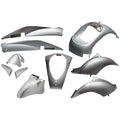 Edge plaatset 10-delig voor sym mio - zilver metallic