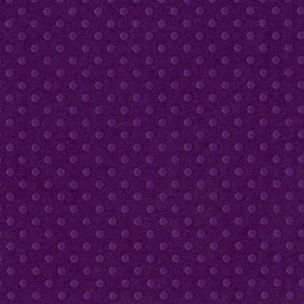 Bazzill • dot swiss 30,5x30,5cm plum pudding