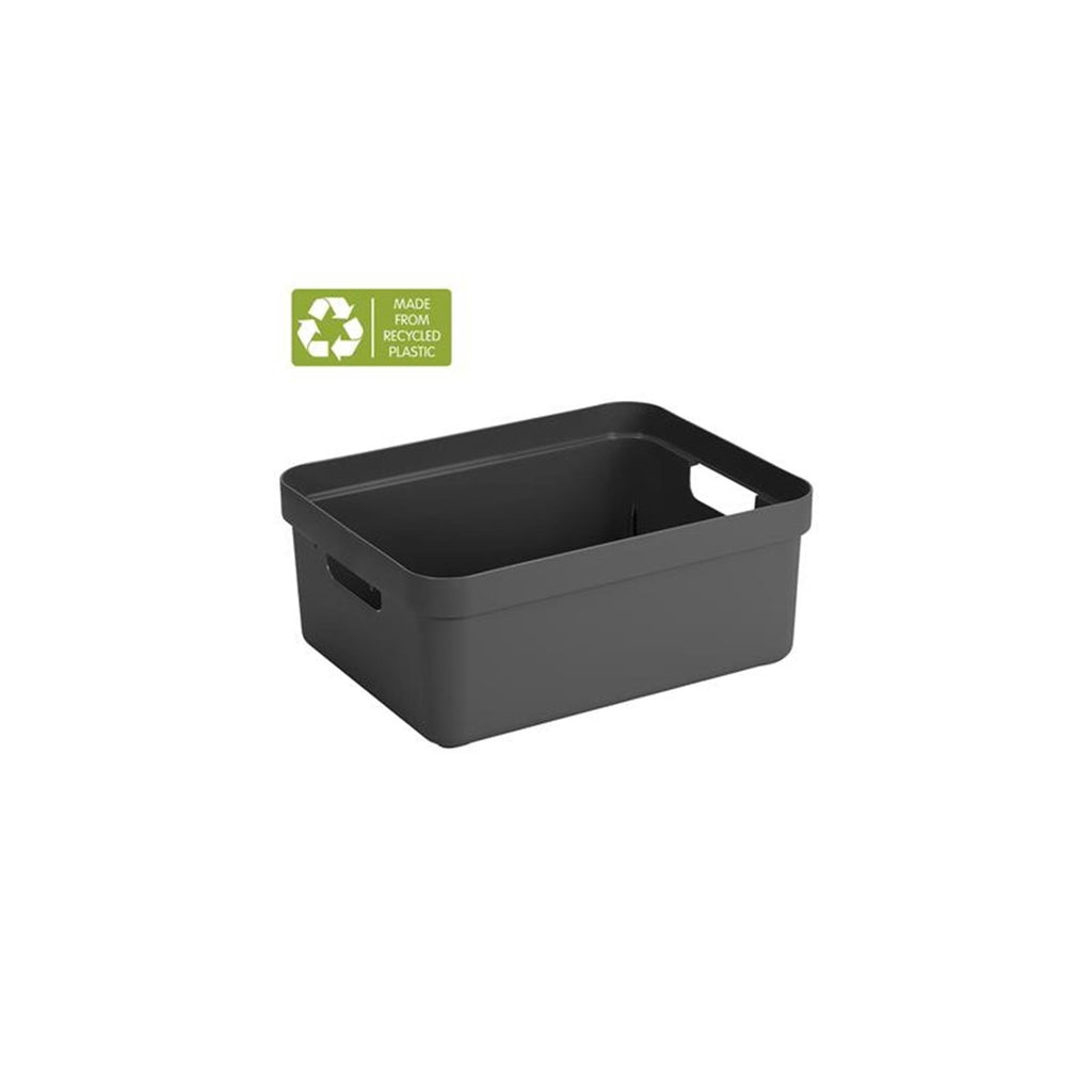 Sunware sigma home opbergbox 24l antraciet
