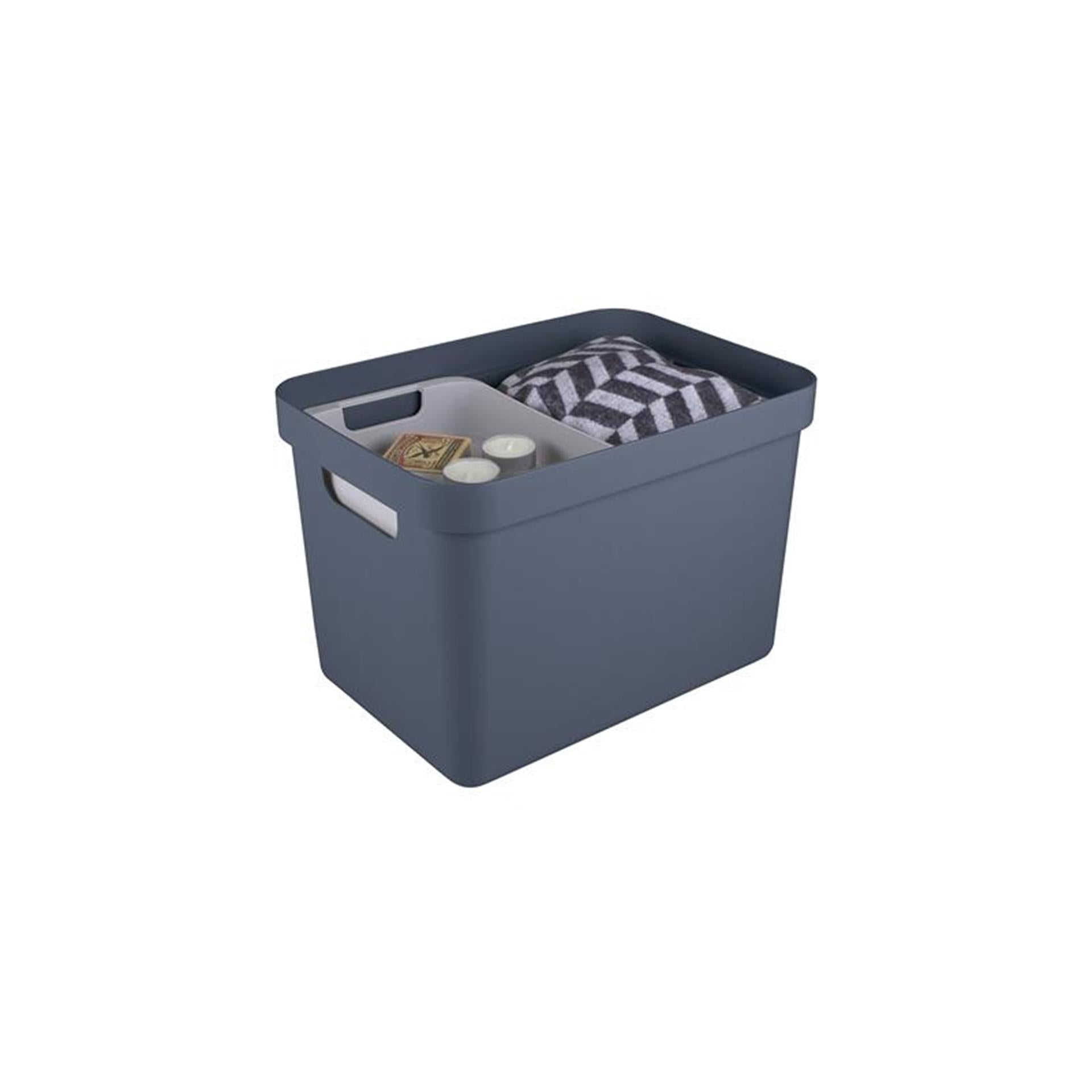 Sunware sigma home opbergbox 18l blauwgrijs