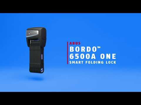 Abus Bordo Smartx 6500a 110 SH Klappschloss inkl. Halterung