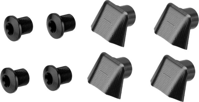 Absoluteblack chainring bolt covers for dura-ace 9000