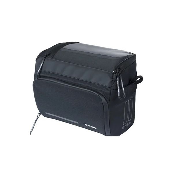 Basil Move KF Lenkertasche, 7–8 Liter, 17 x 23 x 20 cm, schwarz