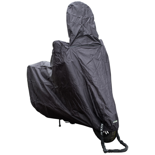 Ds covers cup scooterhoes buiten – waterdichte regenhoes voor scooter – uv- weerbestendig – met windscherm – maat l –