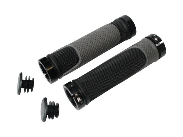 Qtcycletech Qt Cycle Tech Griffe Komfort 130 mm schwarz grau Schraub Blister