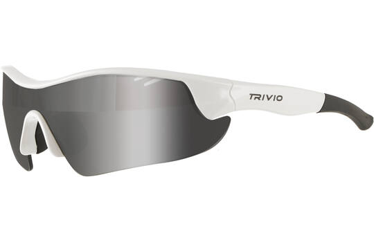 Trivio – Radbrille Vento Nova, weiße Gläser, schwarze Spiegel
