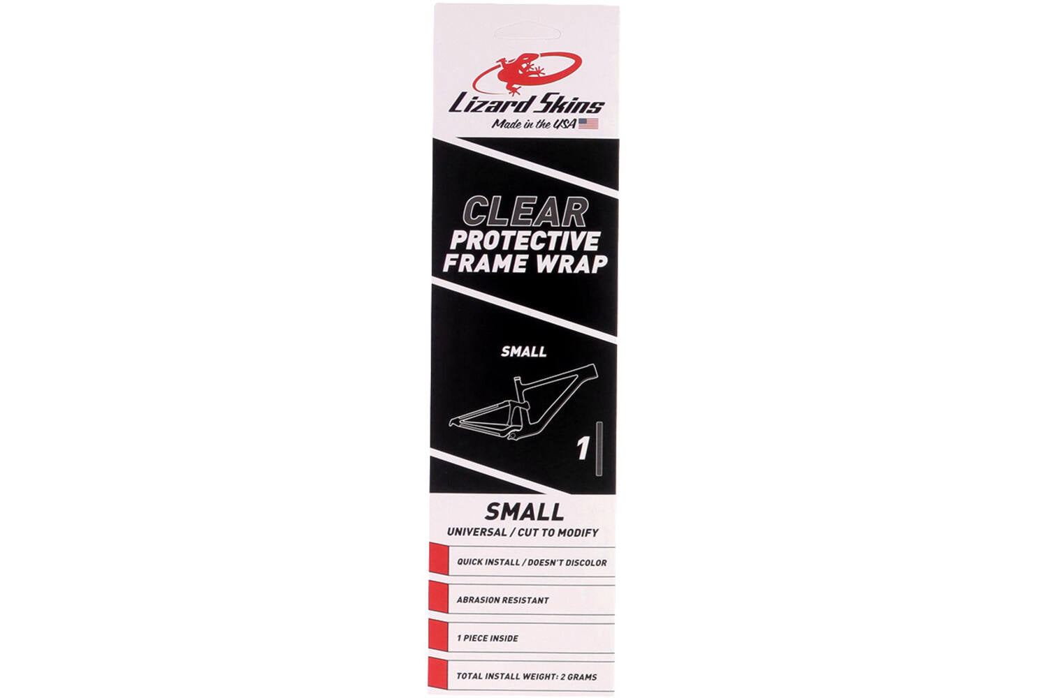 Lizard skins clear protective frame wrap - small