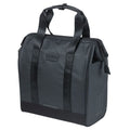 Basil tas grand tarpaulin shopper zwart mik hooks | 23l